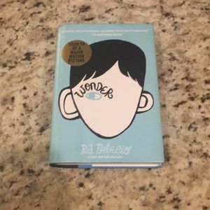 The Award winning book Wonder   By: R. J. Palacio